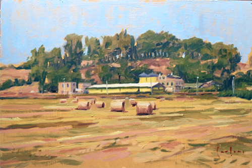 Dalla Portuense oil on panel 20x30 cm